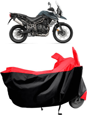 Amexride Two Wheeler Cover for Triumph(Tiger 800, Red)