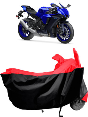Amexride Two Wheeler Cover for Yamaha(YZF-R1, Red)