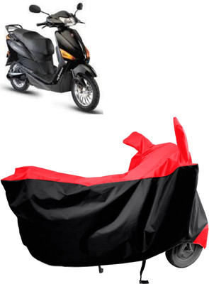 Amexride Two Wheeler Cover for Hero Electric(Electric Optima Plus BS6, Red)
