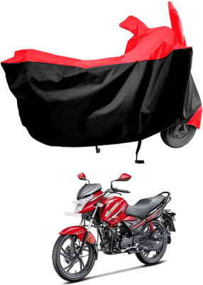 Amexride Two Wheeler Cover for Hero(Glamour i3s, Red)