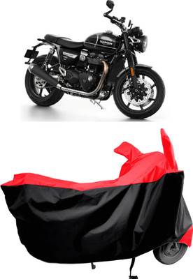 Amexride Two Wheeler Cover for Triumph(Speed Twin, Red)