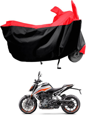 Amexride Two Wheeler Cover for KTM(Duke 390, Red)