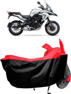 Amexride Two Wheeler Cover for Benelli(TRK 502, Red)