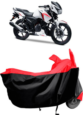 Amexride Two Wheeler Cover for TVS(Apache RTR 160, Red)