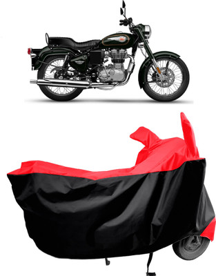 Amexride Two Wheeler Cover for Royal Enfield(Standardv, Red)