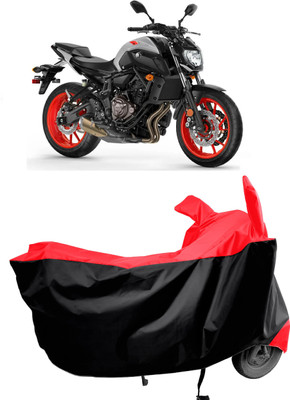 Amexride Two Wheeler Cover for Yamaha(MT 07 BS6, Red)
