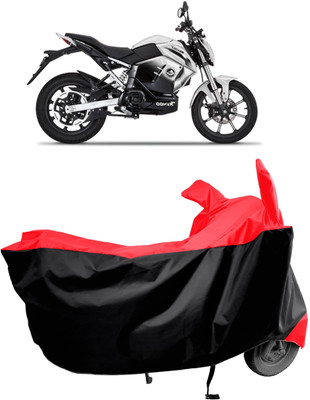 Amexride Two Wheeler Cover for Revolt(RV 400, Red)