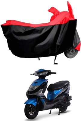 Amexride Two Wheeler Cover for Ampere(REO BS6, Red)