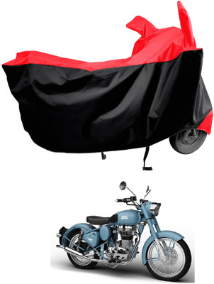 Amexride Two Wheeler Cover for Royal Enfield(Classic Squadron BS6, Red)