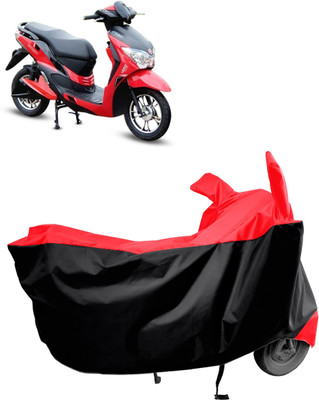 Amexride Two Wheeler Cover for Hero Electric(Electric Dash, Red)