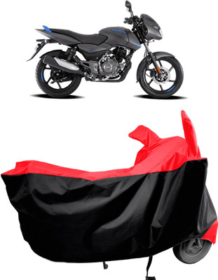 Amexride Two Wheeler Cover for Bajaj(Pulsar 125 Neon, Red)