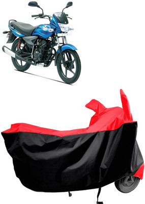 Amexride Two Wheeler Cover for Bajaj(Platina 125, Red)