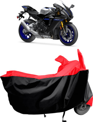 Amexride Two Wheeler Cover for Yamaha(YZF R1 M BS6, Red)