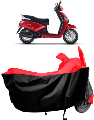 Amexride Two Wheeler Cover for Mahindra(Gusto BS6, Red)