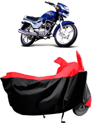 Amexride Two Wheeler Cover for TVS(Victor GLX, Red)