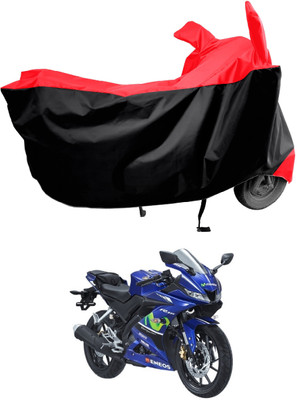 Amexride Two Wheeler Cover for Yamaha(YZF R15 V3 Moto GP Edition BS6, Red)