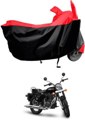 Amexride Two Wheeler Cover for Royal Enfield(Bullet 350 New, Red)