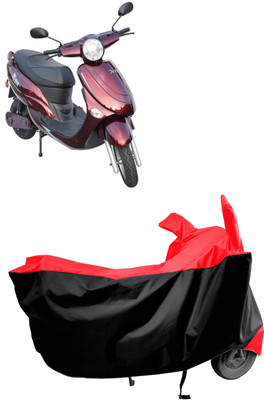 Amexride Two Wheeler Cover for Avon(E Star BS6, Red)