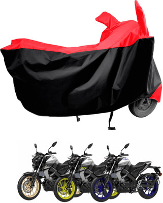 Amexride Two Wheeler Cover for Yamaha(MT-15 BS6, Red, Black)