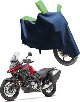 SS FOR YOUR SMART NEEDS Two Wheeler Cover for Suzuki(V Strom 650, Blue, Green)