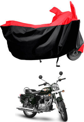 Amexride Two Wheeler Cover for Royal Enfield(Standardv BS6, Red)