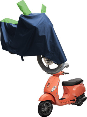 SS FOR YOUR SMART NEEDS Two Wheeler Cover for Piaggio(Vespa LX, Blue, Green)