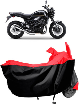 Amexride Two Wheeler Cover for Kawasaki(Z900RS BS6, Red)