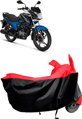 Amexride Two Wheeler Cover for Hero(Glamour BS6, Red)