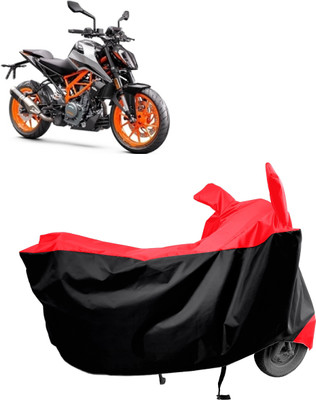 Amexride Two Wheeler Cover for KTM(390 Duke, Red)