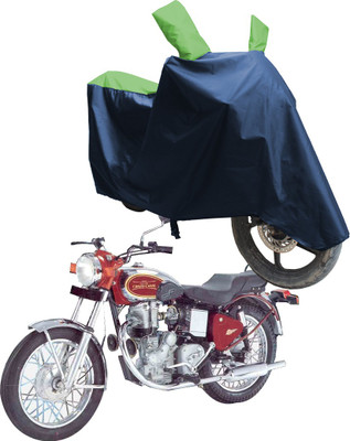 SS FOR YOUR SMART NEEDS Two Wheeler Cover for Royal Enfield(Machismo 350, Blue, Green)