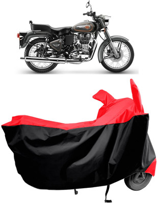 Amexride Two Wheeler Cover for Royal Enfield(Bullet 500, Red)