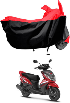 Amexride Two Wheeler Cover for Yamaha(Ray Z, Red)