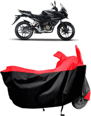 Amexride Two Wheeler Cover for Bajaj(Pulsar AS 150, Red)
