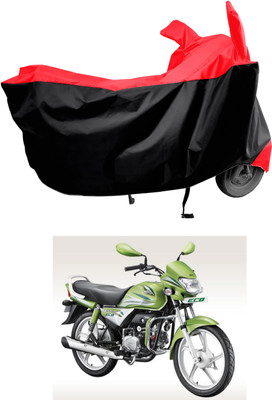 Amexride Two Wheeler Cover for Hero(HF Deluxe Eco, Red)