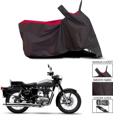 Kanushi Industries Waterproof Two Wheeler Cover for Royal Enfield(Bullet 350, Black)