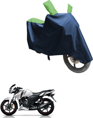 SS FOR YOUR SMART NEEDS Two Wheeler Cover for TVS(Apache 150, Blue, Green)