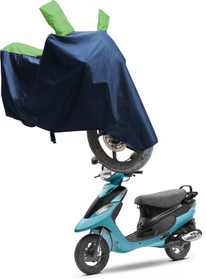 SS FOR YOUR SMART NEEDS Two Wheeler Cover for TVS(Scooty Pep Plus BS6, Blue, Green)