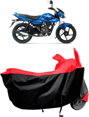 Amexride Two Wheeler Cover for Bajaj(XCD 125cc, Red)