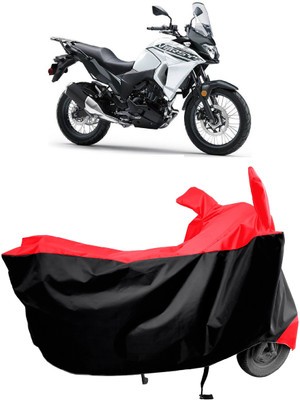Amexride Two Wheeler Cover for Kawasaki(Versys X 300, Red)