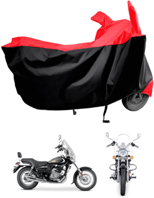 Amexride Two Wheeler Cover for Bajaj(Cruiser BS6, Red)