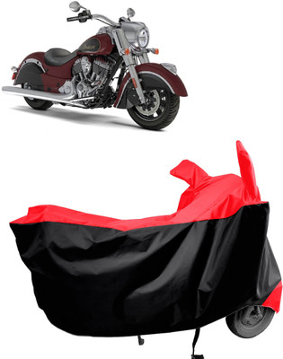 Amexride Two Wheeler Cover for Indian(Chief Classic, Red)