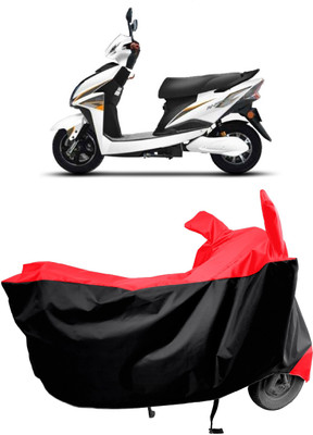Amexride Two Wheeler Cover for Techo Electra(Raptor, Red)