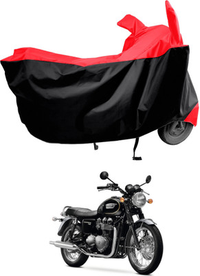 Amexride Two Wheeler Cover for Triumph(Bonneville T120 Black, Red)