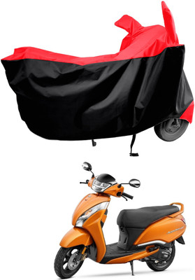 Amexride Two Wheeler Cover for TVS(Jupiter 125, Red)