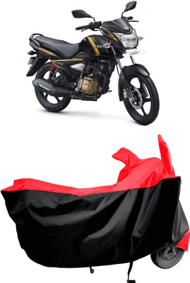 Amexride Two Wheeler Cover for TVS(Victor Premium BS6, Red)
