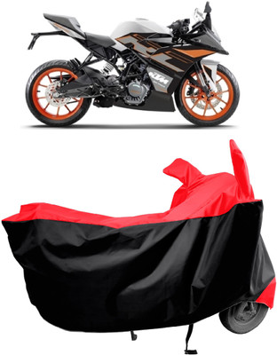 Amexride Two Wheeler Cover for KTM(RC 125, Red)