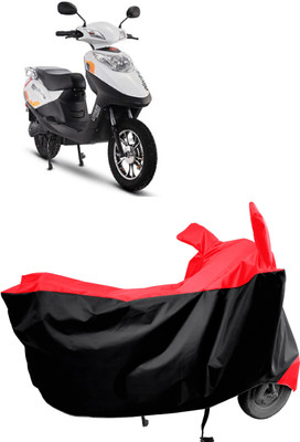 Amexride Two Wheeler Cover for Hero Electric(Electric Flash BS6, Red)