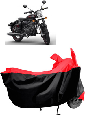 Amexride Two Wheeler Cover for Royal Enfield(Bullet 350, Red)