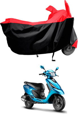Amexride Two Wheeler Cover for TVS(Zest, Red)
