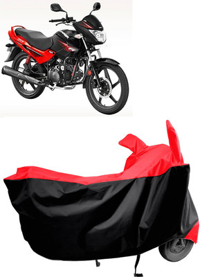 Amexride Two Wheeler Cover for Hero(Glamour Programmed FI BS6, Red)